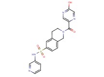 2-[(5-hydroxypyrazin-2-yl)carbonyl]-N-pyridin-3-yl-1,2,3,4-tetrahydroisoquinoline-6-sulfonamide