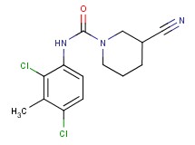 3-cyano-N-(2,4-dichloro-3-methylphenyl)piperidine-1-carboxamide
