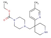 ethyl 4-{[4-(5-methyl-2-pyridinyl)-4-piperidinyl]methyl}-1-piperazinecarboxylate dihydrochloride