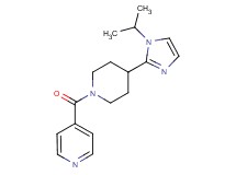 4-{[4-(1-isopropyl-1H-imidazol-2-yl)piperidin-1-yl]carbonyl}pyridine
