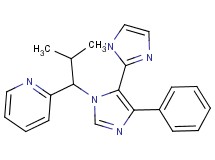 3'-(2-methyl-1-pyridin-2-ylpropyl)-5'-phenyl-1H,3'H-2,4'-biimidazole