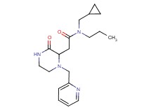 N-(cyclopropylmethyl)-2-[3-oxo-1-(2-pyridinylmethyl)-2-piperazinyl]-N-propylacetamide