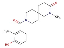 9-(3-hydroxy-2-methylbenzoyl)-2-methyl-2,9-diazaspiro[5.5]undecan-3-one