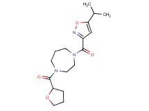 1-[(5-isopropyl-3-isoxazolyl)carbonyl]-4-(tetrahydro-2-furanylcarbonyl)-1,4-diazepane
