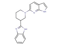 2-[1-(1H-pyrrolo[2,3-b]pyridin-6-yl)piperidin-3-yl]-1H-benzimidazole