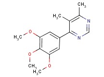 4,5-dimethyl-6-(3,4,5-trimethoxyphenyl)pyrimidine