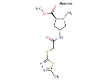 methyl (2S,4R)-1-methyl-4-({[(5-methyl-1,3,4-thiadiazol-2-yl)thio]acetyl}amino)pyrrolidine-2-carboxylate