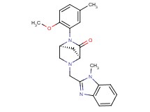 (1S*,4S*)-2-(2-methoxy-5-methylphenyl)-5-[(1-methyl-1H-benzimidazol-2-yl)methyl]-2,5-diazabicyclo[2.2.1]heptan-3-one