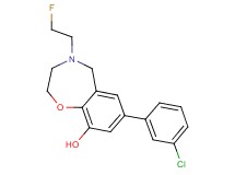 7-(3-chlorophenyl)-4-(2-fluoroethyl)-2,3,4,5-tetrahydro-1,4-benzoxazepin-9-ol
