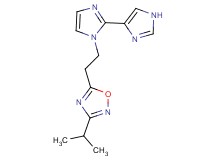 1-[2-(3-isopropyl-1,2,4-oxadiazol-5-yl)ethyl]-1H,1'H-2,4'-biimidazole
