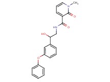 N-[2-hydroxy-2-(3-phenoxyphenyl)ethyl]-1-methyl-2-oxo-1,2-dihydropyridine-3-carboxamide