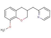 2-[(8-methoxy-3,4-dihydro-2H-chromen-3-yl)methyl]pyridine