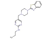 5-{[4-(1,3-benzothiazol-2-yl)-1-piperazinyl]methyl}-N-propyl-2-pyrimidinamine