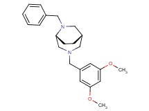 (1S*,5R*)-6-benzyl-3-(3,5-dimethoxybenzyl)-3,6-diazabicyclo[3.2.2]nonane