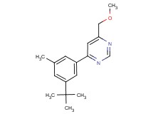 4-(3-tert-butyl-5-methylphenyl)-6-(methoxymethyl)pyrimidine