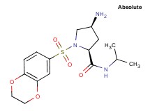 (4S)-4-amino-1-(2,3-dihydro-1,4-benzodioxin-6-ylsulfonyl)-N-isopropyl-L-prolinamide