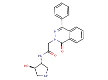 N-[rel-(3R,4R)-4-hydroxy-3-pyrrolidinyl]-2-(1-oxo-4-phenyl-2(1H)-phthalazinyl)acetamide hydrochloride