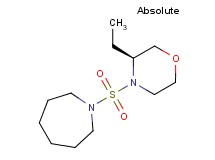 1-{[(3S)-3-ethylmorpholin-4-yl]sulfonyl}azepane