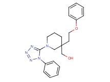 [3-(2-phenoxyethyl)-1-(1-phenyl-1H-tetrazol-5-yl)piperidin-3-yl]methanol