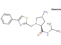 (2S,4R)-4-amino-N-isopropyl-1-[(4-phenyl-1,3-thiazol-2-yl)methyl]pyrrolidine-2-carboxamide