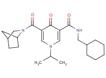5-(2-azabicyclo[2.2.1]hept-2-ylcarbonyl)-N-(cyclohexylmethyl)-1-isopropyl-4-oxo-1,4-dihydro-3-pyridinecarboxamide