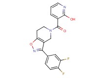 3-{[3-(3,4-difluorophenyl)-6,7-dihydroisoxazolo[4,5-c]pyridin-5(4H)-yl]carbonyl}pyridin-2-ol
