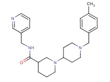 1'-(4-methylbenzyl)-N-(pyridin-3-ylmethyl)-1,4'-bipiperidine-3-carboxamide