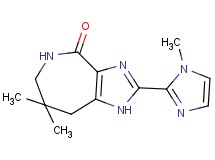 7,7-dimethyl-2-(1-methyl-1H-imidazol-2-yl)-5,6,7,8-tetrahydroimidazo[4,5-c]azepin-4(1H)-one