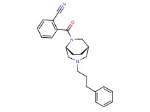 2-{[(1S*,5R*)-3-(3-phenylpropyl)-3,6-diazabicyclo[3.2.2]non-6-yl]carbonyl}benzonitrile