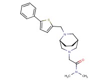 N,N-dimethyl-2-{(1S*,5R*)-6-[(5-phenyl-2-thienyl)methyl]-3,6-diazabicyclo[3.2.2]non-3-yl}acetamide