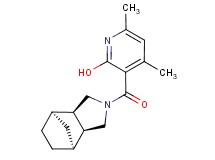 3-[rel-(1R,2R,6S,7S)-4-azatricyclo[5.2.1.0~2,6~]dec-4-ylcarbonyl]-4,6-dimethyl-2-pyridinol