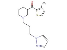 (3-methyl-2-thienyl){1-[3-(1H-pyrazol-1-yl)propyl]-3-piperidinyl}methanone