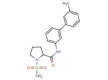 N-(3'-methyl-3-biphenylyl)-1-(methylsulfonyl)prolinamide