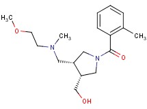 [(3R*,4R*)-4-{[(2-methoxyethyl)(methyl)amino]methyl}-1-(2-methylbenzoyl)pyrrolidin-3-yl]methanol