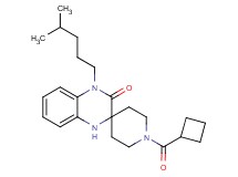 1-(cyclobutylcarbonyl)-4'-(4-methylpentyl)-1',4'-dihydro-3'H-spiro[piperidine-4,2'-quinoxalin]-3'-one