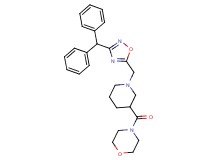 4-[(1-{[3-(diphenylmethyl)-1,2,4-oxadiazol-5-yl]methyl}-3-piperidinyl)carbonyl]morpholine
