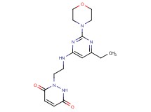 1-{2-[(6-ethyl-2-morpholin-4-ylpyrimidin-4-yl)amino]ethyl}-1,2-dihydropyridazine-3,6-dione