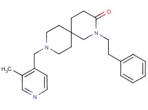 9-[(3-methylpyridin-4-yl)methyl]-2-(2-phenylethyl)-2,9-diazaspiro[5.5]undecan-3-one