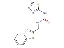 N-(1,3-benzothiazol-2-ylmethyl)-N'-1,3,4-thiadiazol-2-ylurea