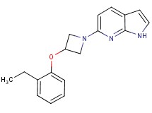 6-[3-(2-ethylphenoxy)azetidin-1-yl]-1H-pyrrolo[2,3-b]pyridine