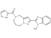 5-(2,5-dihydro-1H-pyrrol-2-ylcarbonyl)-2-(1-methyl-1H-benzimidazol-2-yl)-5,6,7,8-tetrahydro-4H-pyrazolo[1,5-a][1,4]diazepine dihydrochloride