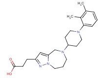 3-{5-[1-(2,3-dimethylphenyl)-4-piperidinyl]-5,6,7,8-tetrahydro-4H-pyrazolo[1,5-a][1,4]diazepin-2-yl}propanoic acid