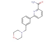 6-[3-(morpholin-4-ylmethyl)phenyl]pyridine-2-carboxamide