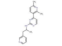 4-(2,6-dimethylpyridin-3-yl)-N-(1-methyl-2-pyridin-3-ylethyl)pyrimidin-2-amine