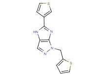 5-(3-thienyl)-1-(2-thienylmethyl)-1,4-dihydroimidazo[4,5-c]pyrazole trifluoroacetate