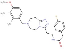 2-(4-fluorophenyl)-N-{2-[7-(4-methoxy-2,3-dimethylbenzyl)-6,7,8,9-tetrahydro-5H-[1,2,4]triazolo[4,3-d][1,4]diazepin-3-yl]ethyl}acetamide