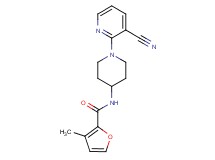 N-[1-(3-cyanopyridin-2-yl)piperidin-4-yl]-3-methyl-2-furamide