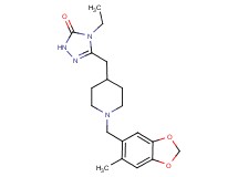 4-ethyl-5-({1-[(6-methyl-1,3-benzodioxol-5-yl)methyl]piperidin-4-yl}methyl)-2,4-dihydro-3H-1,2,4-triazol-3-one