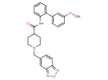 1-(2,1,3-benzoxadiazol-5-ylmethyl)-N-(3'-methoxy-2-biphenylyl)-4-piperidinecarboxamide