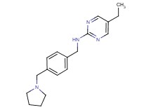 5-ethyl-N-[4-(pyrrolidin-1-ylmethyl)benzyl]pyrimidin-2-amine